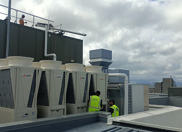 e-Series modular chillers installation