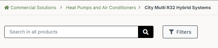 Filter button next to search bar