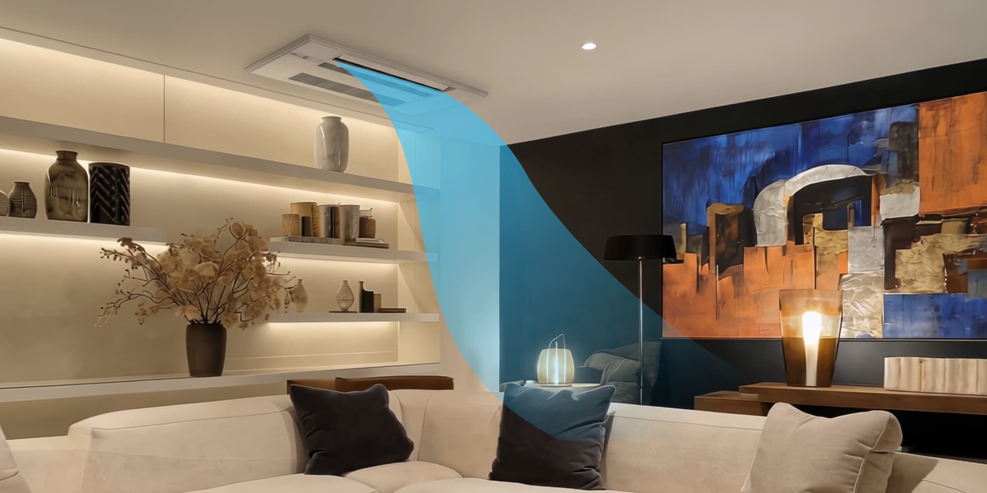 Family enjoying comfortable home with AireTile Slim