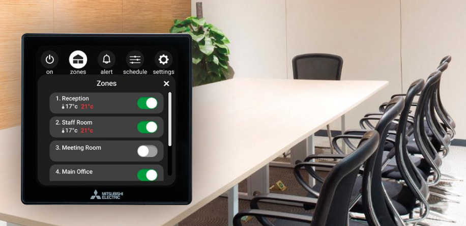 Comfortable living room with ZoneIQ control