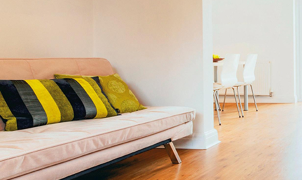 Comfortable living room with ZoneIQ control