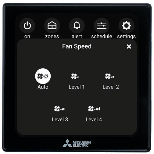 Fan speed display